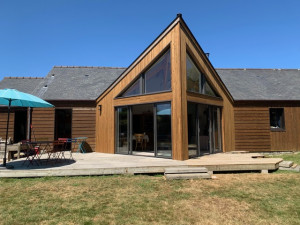 Extension bois espace de vie Louannec